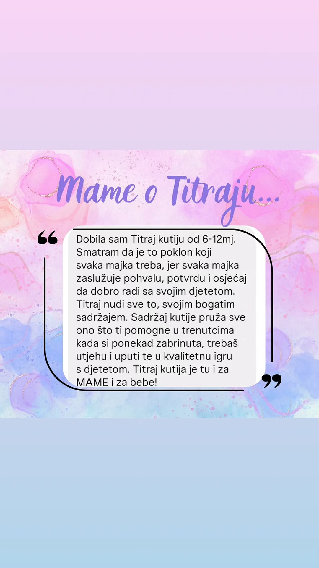 Instagram dojam o Titraju 2